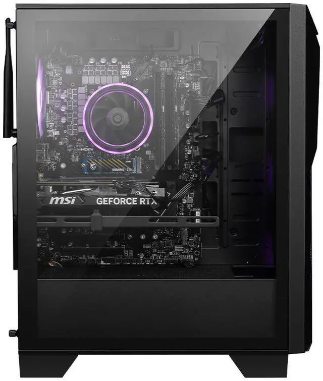 Alt view image 3 of 5 - MSI Codex Z2 Tower Gaming Desktop - AMD Ryzen R5-8400F - 8GB DDR5 - 1TB SSD - Windows 11 Home - Wi-Fi 6E - CodZ2B8TA698