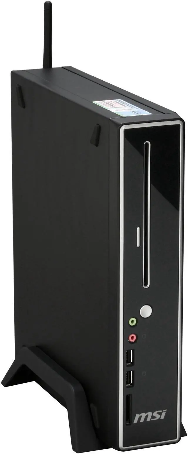 Main image of MSI Desktop PC Wind Nettop CS120 Intel Atom 230 1GB DDR2 160GB HDD Intel GMA 950 Windows XP Home