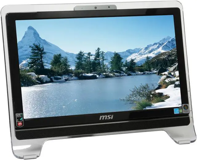 Alt view image 4 of 8 - MSI Desktop PC Wind Top AE2010-02SUS AMD Athlon 64 X2 3250e 4GB DDR2 320GB HDD 20.0" Touchscreen Windows Vista Home Premium / Free Windows 7 Upgrade Coupon