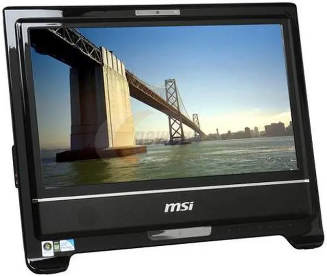 Alt view image 2 of 8 - MSI Desktop PC Wind Top AE2200-01SUS Intel Pentium E5400 4GB DDR2 500GB HDD 21.6" Window Vista Home Premium 64-bit