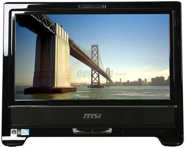 Alt view image 3 of 8 - MSI Desktop PC Wind Top AE2200-01SUS Intel Pentium E5400 4GB DDR2 500GB HDD 21.6" Window Vista Home Premium 64-bit