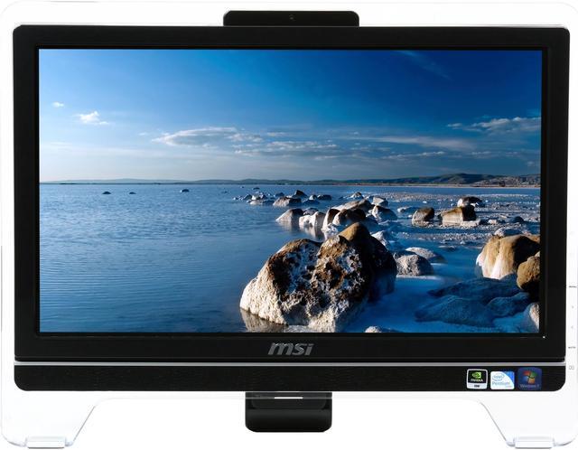 Alt view image 2 of 7 - MSI Desktop PC Wind Top AE2020-098US Intel Pentium T4500 3GB DDR2 320GB HDD 20.0" Touchscreen Windows 7 Home Premium 64-bit