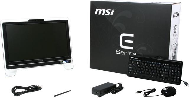 Alt view image 7 of 7 - MSI Desktop PC Wind Top AE2020-098US Intel Pentium T4500 3GB DDR2 320GB HDD 20.0" Touchscreen Windows 7 Home Premium 64-bit