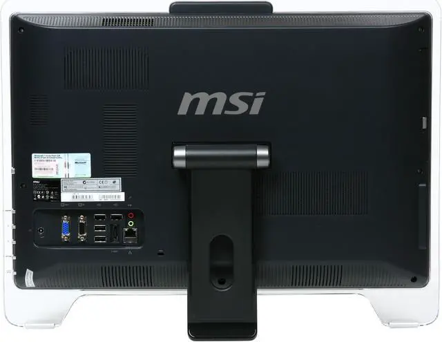 Alt view image 5 of 7 - MSI Desktop PC Wind Top AE2010-63SUS AMD Athlon 64 X2 3250e 4GB DDR2 320GB HDD 20.0" Touchscreen Windows 7 Home Premium