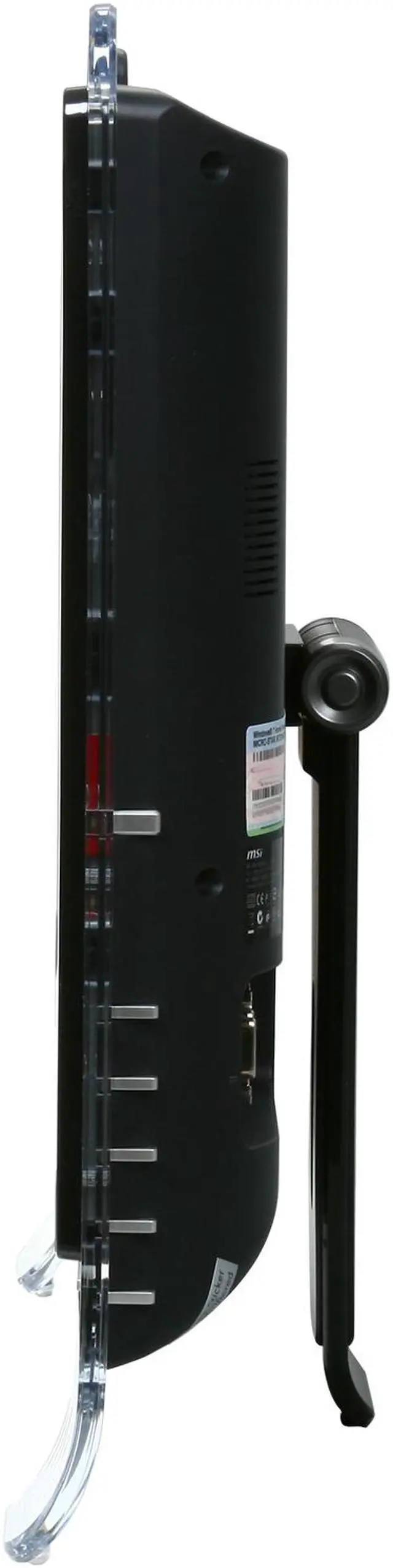 Alt view image 6 of 7 - MSI Desktop PC Wind Top AE2010-63SUS AMD Athlon 64 X2 3250e 4GB DDR2 320GB HDD 20.0" Touchscreen Windows 7 Home Premium