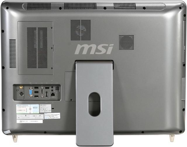 Alt view image 5 of 8 - MSI All-in-One PC Wind Top AE2400-057US Intel Core 2 Quad Q9400S 4GB DDR3 1TB HDD 23.6" Touchscreen Windows 7 Home Premium 64-bit