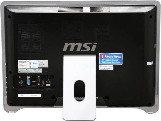 Alt view image 5 of 8 - MSI Desktop PC Wind Top AE2280-009US Intel Core i3-530 4GB DDR3 640GB HDD 21.5" Touchscreen Windows 7 Home Premium 64-bit
