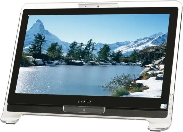Alt view image 3 of 7 - MSI All-in-One PC Wind Top AE1920-001US Intel Atom D525 2GB DDR3 250GB HDD 18.5" Touchscreen Windows 7 Home Premium 64-bit