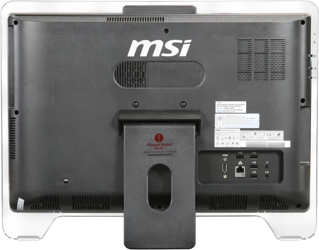 Alt view image 5 of 7 - MSI All-in-One PC Wind Top AE2050-008US AMD E-350 4GB DDR3 640GB HDD AMD Radeon HD 6310 Windows 7 Home Premium 64-bit