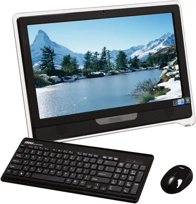 Main image of MSI All-in-One PC Wind Top AE2240-037US Intel Core i3-380M 4GB DDR3 1TB HDD 21.5" Touchscreen Windows 7 Home Premium 64-bit
