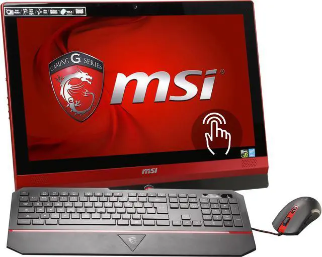 Main image of MSI All-in-One PC AG240 2PE-003US (9S6-AE6711-003) Intel Core i7-4700MQ 16GB DDR3 1TB HDD NVIDIA Geforce GTX 860M 2 GB Windows 8.1 64-Bit