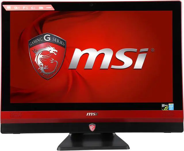 Alt view image 2 of 8 - MSI All-in-One PC Gaming 24GE 2QE-015US Intel Core i7 4720HQ (2.60 GHz) 12 GB DDR3L 1 TB HDD NVIDIA GeForce GTX 960M 2 GB 23.6" 1920 x 1080 Touchscreen Windows 8.1 64-Bit