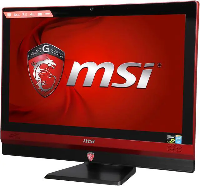 Alt view image 3 of 8 - MSI All-in-One PC Gaming 24GE 2QE-015US Intel Core i7 4720HQ (2.60 GHz) 12 GB DDR3L 1 TB HDD NVIDIA GeForce GTX 960M 2 GB 23.6" 1920 x 1080 Touchscreen Windows 8.1 64-Bit