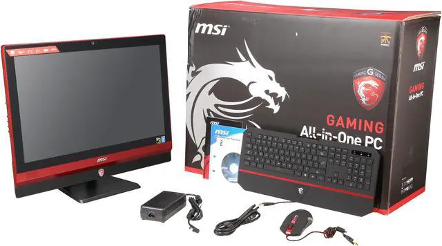 Alt view image 8 of 8 - MSI All-in-One PC Gaming 24GE 2QE-015US Intel Core i7 4720HQ (2.60 GHz) 12 GB DDR3L 1 TB HDD NVIDIA GeForce GTX 960M 2 GB 23.6" 1920 x 1080 Touchscreen Windows 8.1 64-Bit