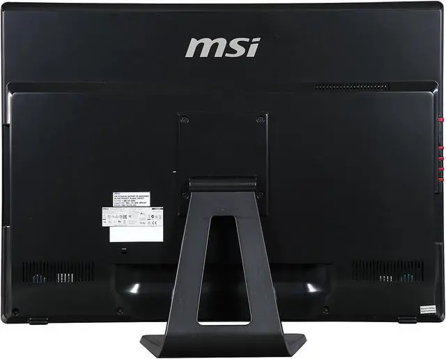 Alt view image 5 of 7 - MSI All-in-One PC 24GE 2QE 4K-012US Intel Core i7-4720HQ 16 GB DDR3L 2TB HDD 256GB SSD NVIDIA GeForce GTX 960M Windows 10 Home 64-Bit