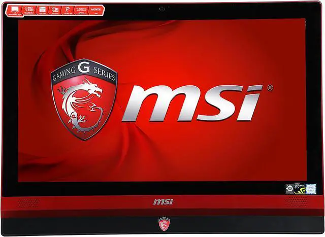 Alt view image 2 of 8 - MSI All-in-One Computer Gaming 24T 6QD-041US Intel Core i5-6300HQ 16GB DDR4 1TB HDD NVIDIA GeForce GTX 950M Windows 10 Home 64-Bit