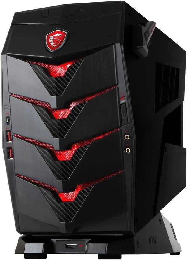 Alt view image 5 of 12 - MSI Desktop Computer Aegis 3 VR7RD-013US Intel Core i7-7700 16GB DDR4 3TB HDD 256 GB M.2 SATA SSD GeForce GTX 1070 Windows 10 Home 64-Bit