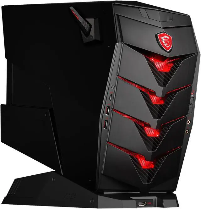 Alt view image 2 of 12 - MSI Desktop Computer Aegis 3 VR7RD-013US Intel Core i7-7700 16GB DDR4 3TB HDD 256 GB M.2 SATA SSD GeForce GTX 1070 Windows 10 Home 64-Bit