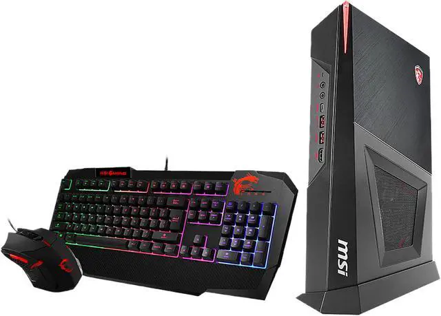 Alt view image 20 of 20 - MSI Desktop Computer Trident 3 Trident 3 VR7RC-020US Intel Core i5-7400 8GB DDR4 1TB HDD GeForce GTX 1060 Windows 10 Home 64-Bit
