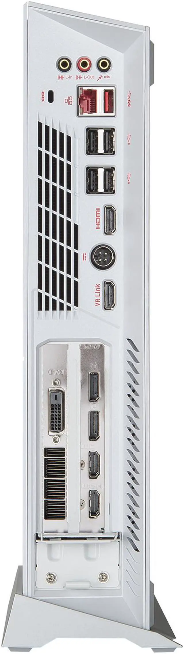 Alt view image 9 of 20 - MSI Desktop PC Trident 3 Trident 3 Arctic VR7RD-048US Intel Core i7-7700 16GB DDR4 1TB HDD 256GB SSD GeForce GTX 1070 Windows 10 Home 64-Bit