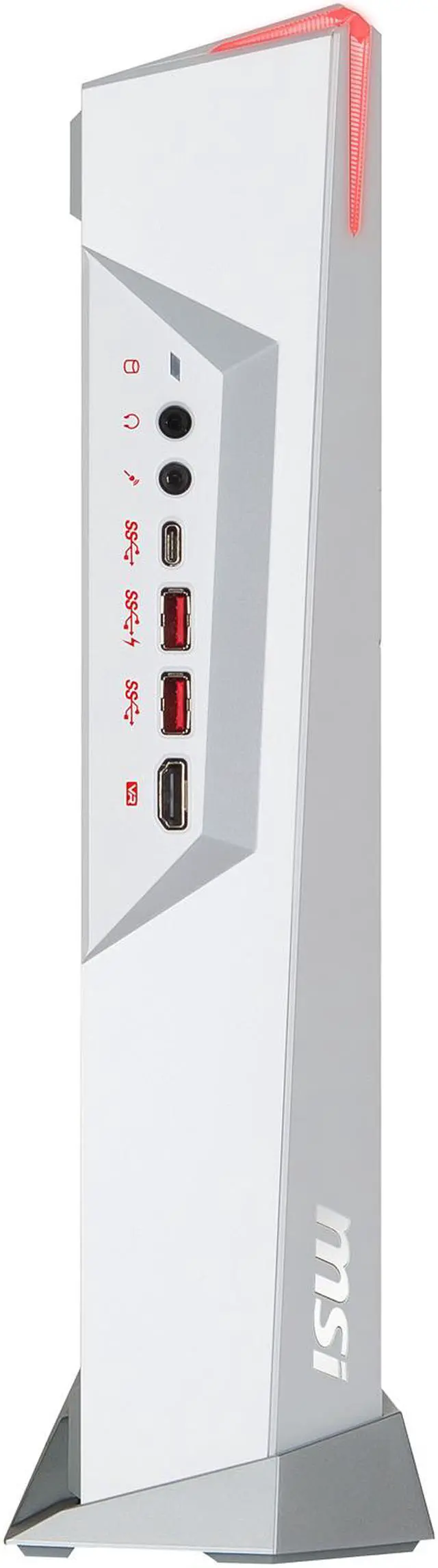 Alt view image 6 of 20 - MSI Desktop PC Trident 3 Trident 3 Arctic VR7RD-048US Intel Core i7-7700 16GB DDR4 1TB HDD 256GB SSD GeForce GTX 1070 Windows 10 Home 64-Bit