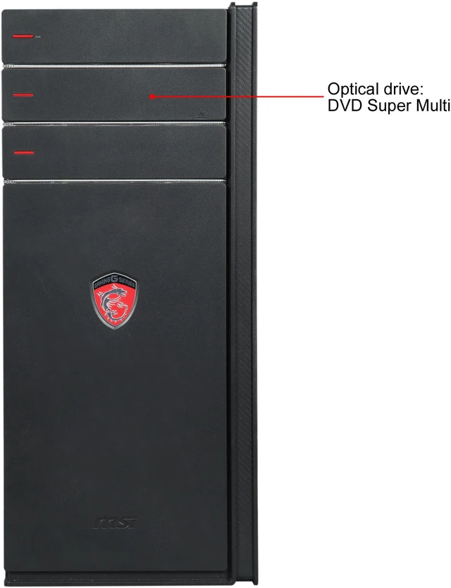 Alt view image 2 of 6 - MSI Desktop Computer Codex X-033US Intel Core i7-6700K 16GB DDR4 1TB HDD 256GB SSD GeForce GTX 1080 Windows 10 Home 64-Bit
