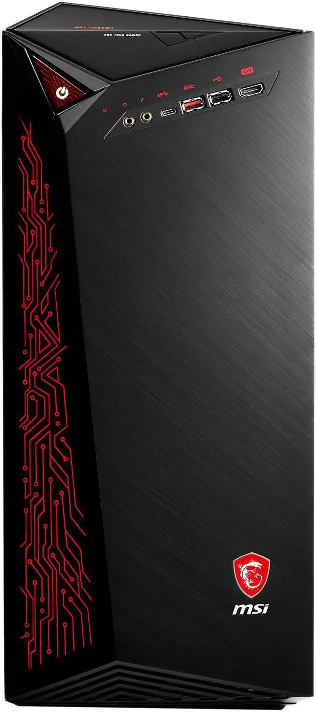 Alt view image 5 of 18 - MSI Desktop Computer Infinite A Infinite A VR7RF-006US Intel Core i7-7700 16GB DDR4 2TB HDD 512GB SSD NVIDIA GeForce GTX 1080 Ti ARMOR Windows 10 Home 64-Bit