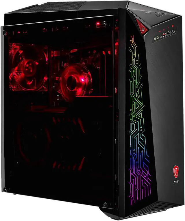 Alt view image 7 of 18 - MSI Desktop Computer Infinite A Infinite A VR7RF-006US Intel Core i7-7700 16GB DDR4 2TB HDD 512GB SSD NVIDIA GeForce GTX 1080 Ti ARMOR Windows 10 Home 64-Bit