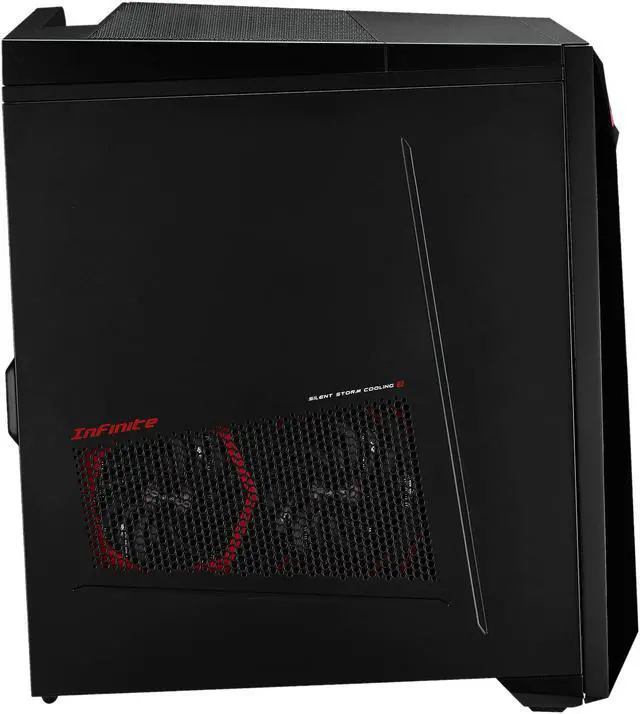 Alt view image 9 of 18 - MSI Desktop Computer Infinite A Infinite A VR7RF-006US Intel Core i7-7700 16GB DDR4 2TB HDD 512GB SSD NVIDIA GeForce GTX 1080 Ti ARMOR Windows 10 Home 64-Bit