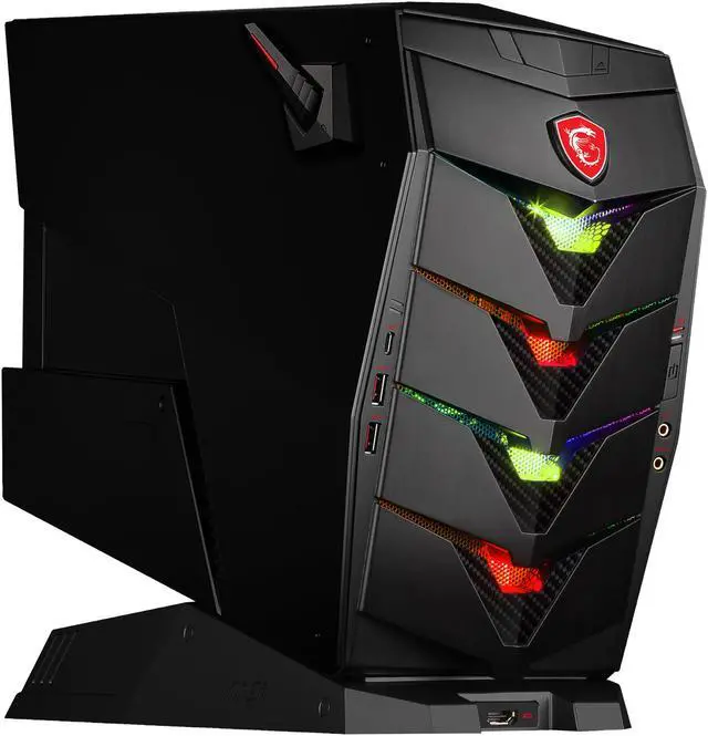 Alt view image 8 of 20 - MSI Desktop Computer Aegis 3 VR7RD-077US Intel Core i7-7700 16GB DDR4 2TB HDD 256GB SSD GeForce GTX 1070 Windows 10 Home 64-Bit (English Only)