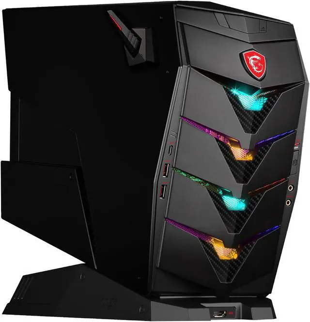 Alt view image 9 of 20 - MSI Desktop Computer Aegis 3 VR7RD-077US Intel Core i7-7700 16GB DDR4 2TB HDD 256GB SSD GeForce GTX 1070 Windows 10 Home 64-Bit (English Only)