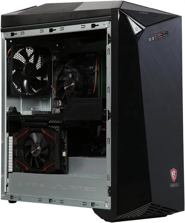 Alt view image 7 of 9 - MSI Desktop Computer Infinite VR7RC-036US Intel Core i7-7700 16GB DDR4 2TB HDD GeForce GTX 1060 Windows 10 Home 64-Bit