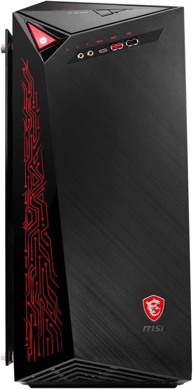 Alt view image 10 of 19 - MSI Desktop Computer Infinite X 8RD-040US Intel Core i7-8700 16GB DDR4 2TB HDD 256 GB M.2 SSD GeForce GTX 1070 Windows 10 Home 64-Bit