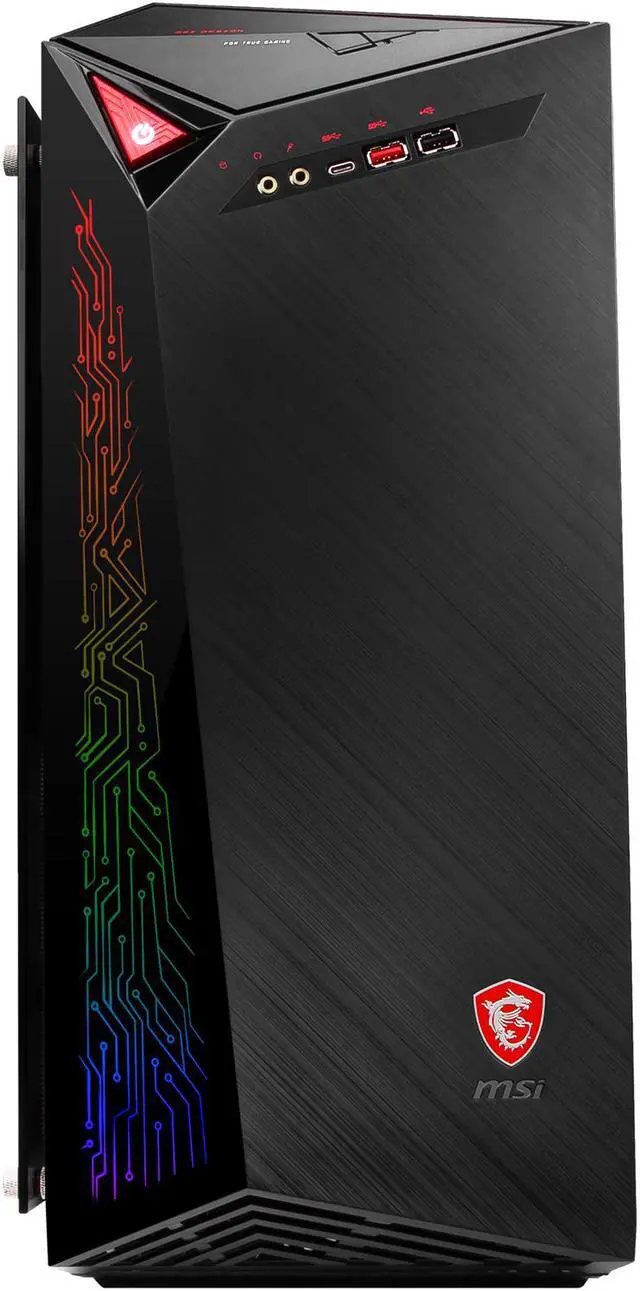 Alt view image 11 of 19 - MSI Desktop Computer Infinite X 8RD-040US Intel Core i7-8700 16GB DDR4 2TB HDD 256 GB M.2 SSD GeForce GTX 1070 Windows 10 Home 64-Bit