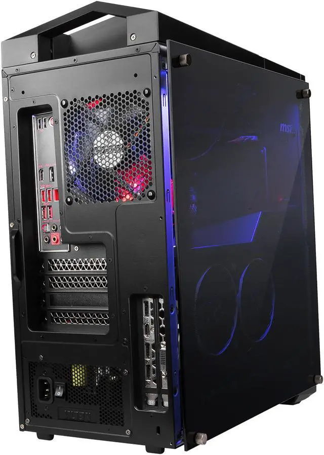 Alt view image 16 of 19 - MSI Desktop Computer Infinite X 8RD-040US Intel Core i7-8700 16GB DDR4 2TB HDD 256 GB M.2 SSD GeForce GTX 1070 Windows 10 Home 64-Bit
