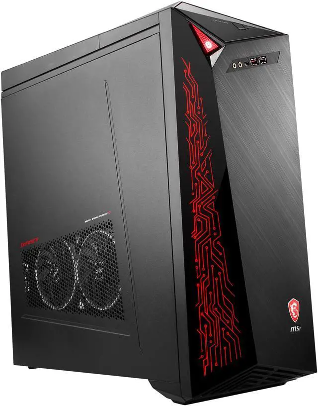 Alt view image 5 of 19 - MSI Desktop Computer Infinite X 8RD-040US Intel Core i7-8700 16GB DDR4 2TB HDD 256 GB M.2 SSD GeForce GTX 1070 Windows 10 Home 64-Bit