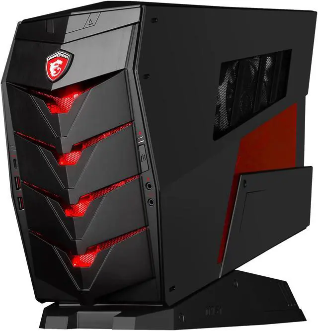 Alt view image 4 of 7 - MSI Desktop Computer Aegis-224US Intel Core i5-7400 8GB DDR4 2TB HDD GeForce GTX 1060 Windows 10 Home 64-Bit