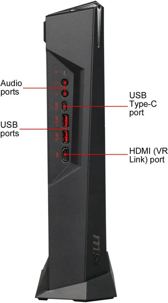 Alt view image 3 of 7 - MSI Gaming Desktop TRIDENT 3 VR7RC-028US Intel Core i5-7400 8GB DDR4 1TB HDD GeForce GTX 1060 Windows 10 Home 64-Bit