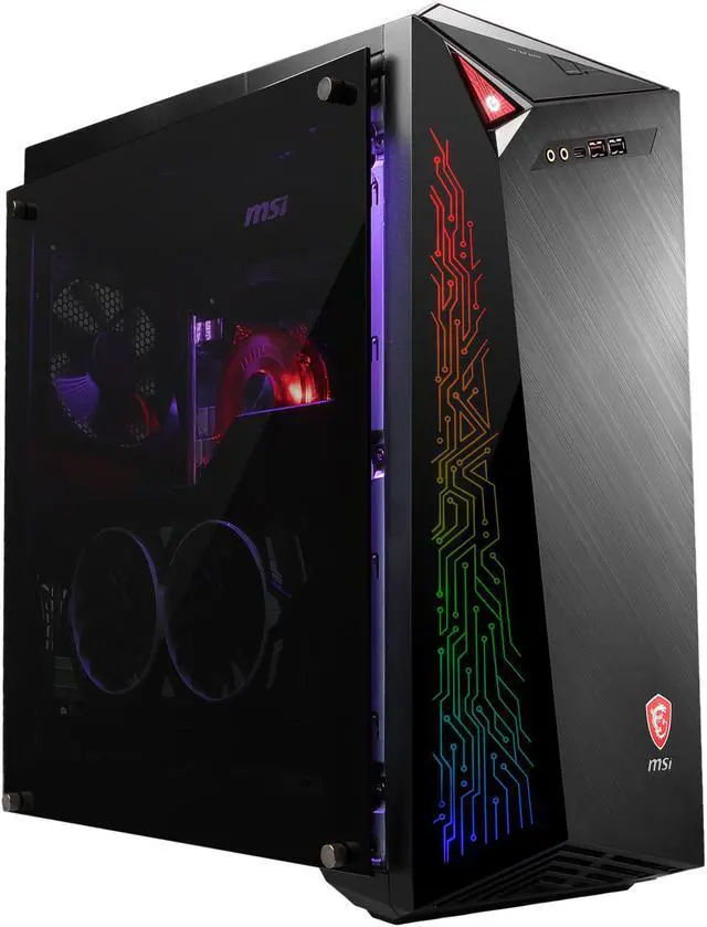 Alt view image 2 of 14 - MSI Gaming Desktop Infinite A 8RC-457US Intel Core i7-8700 16GB DDR4 2TB HDD 256GB SSD GeForce GTX 1060 Windows 10 Home 64-bit
