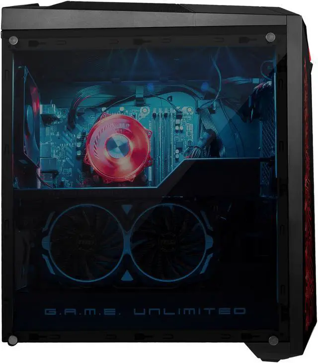 Alt view image 10 of 14 - MSI Gaming Desktop Infinite A 8RC-457US Intel Core i7-8700 16GB DDR4 2TB HDD 256GB SSD GeForce GTX 1060 Windows 10 Home 64-bit