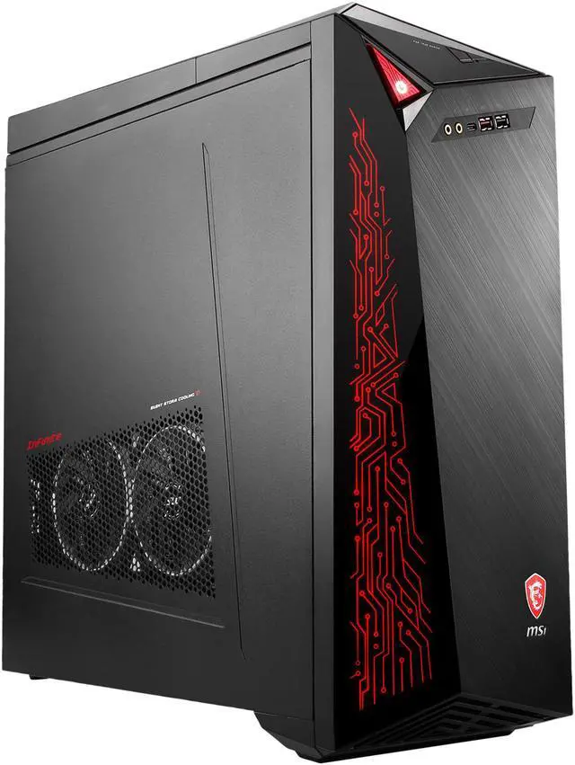 Alt view image 6 of 14 - MSI Gaming Desktop Infinite A 8RC-457US Intel Core i7-8700 16GB DDR4 2TB HDD 256GB SSD GeForce GTX 1060 Windows 10 Home 64-bit