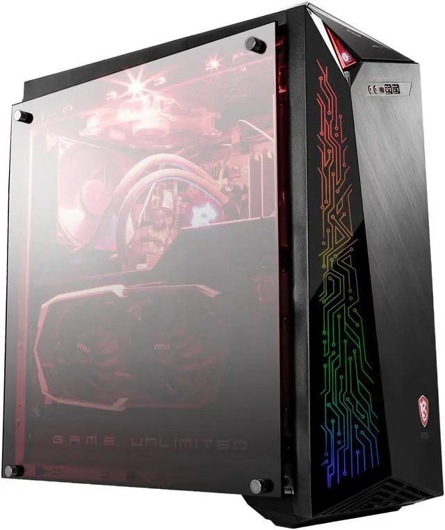Alt view image 3 of 7 - MSI Gaming Desktop Infinite X 9SD-261CA Intel Core i7 9th Gen 9700K (3.60 GHz) 16 GB DDR4 2 TB HDD 256 GB SSD NVIDIA GeForce RTX 2070 Windows 10 Home 64-bit