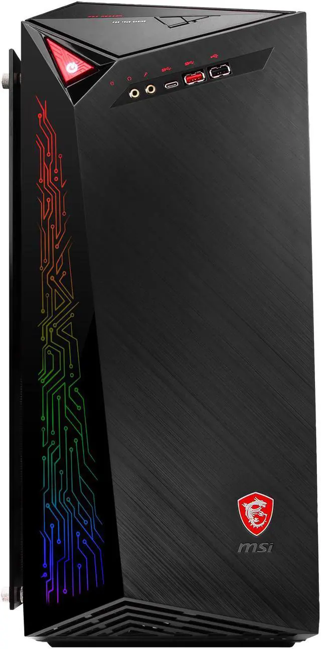 Alt view image 3 of 6 - MSI Gaming Desktop Infinite X Plus 9SF-271US Intel Core i7-9700K 16GB DDR4 2TB HDD 256GB SSD GeForce RTX 2080 Ti Windows 10 Pro 64-bit