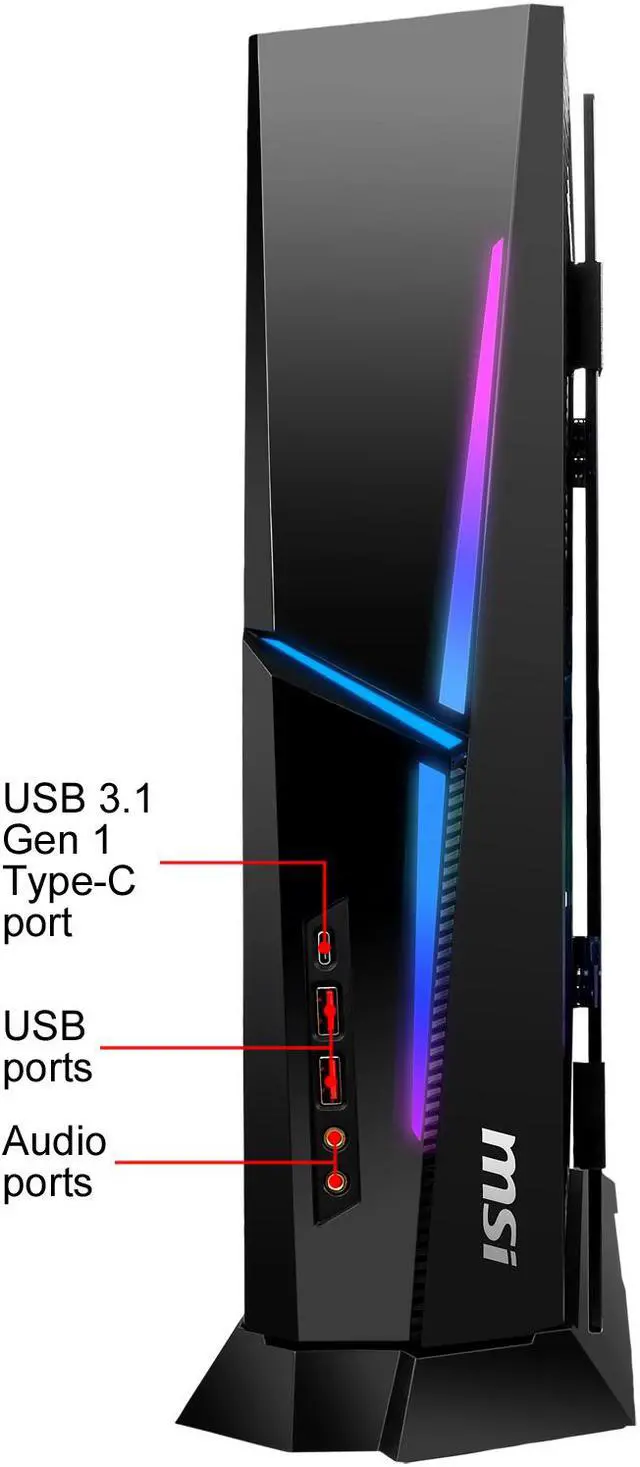 Alt view image 14 of 14 - MSI Gaming Desktop Trident A Plus 9SC-430US Intel Core i7 9th Gen 9700F (3.00 GHz) 16 GB DDR4 1 TB HDD 512 GB SSD NVIDIA GeForce RTX 2060 Windows 10 Home 64-bit