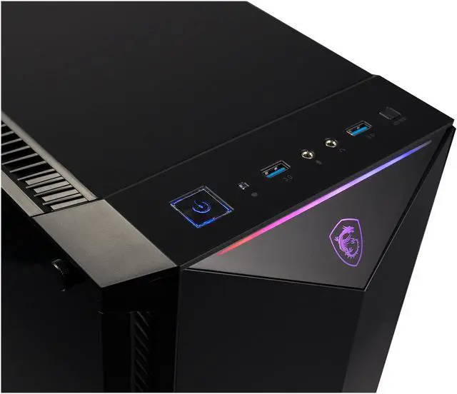 Alt view image 3 of 5 - MSI Aegis R (Aegis R-001US) - Gaming Desktop PC - Intel Core i7-9700 (8-Core 3.0 GHz), NVIDIA GeForce GTX 1660 (6 GB), 16 GB DDR4, 1 TB SSD, Intel B360, Windows 10 Home 64-bit