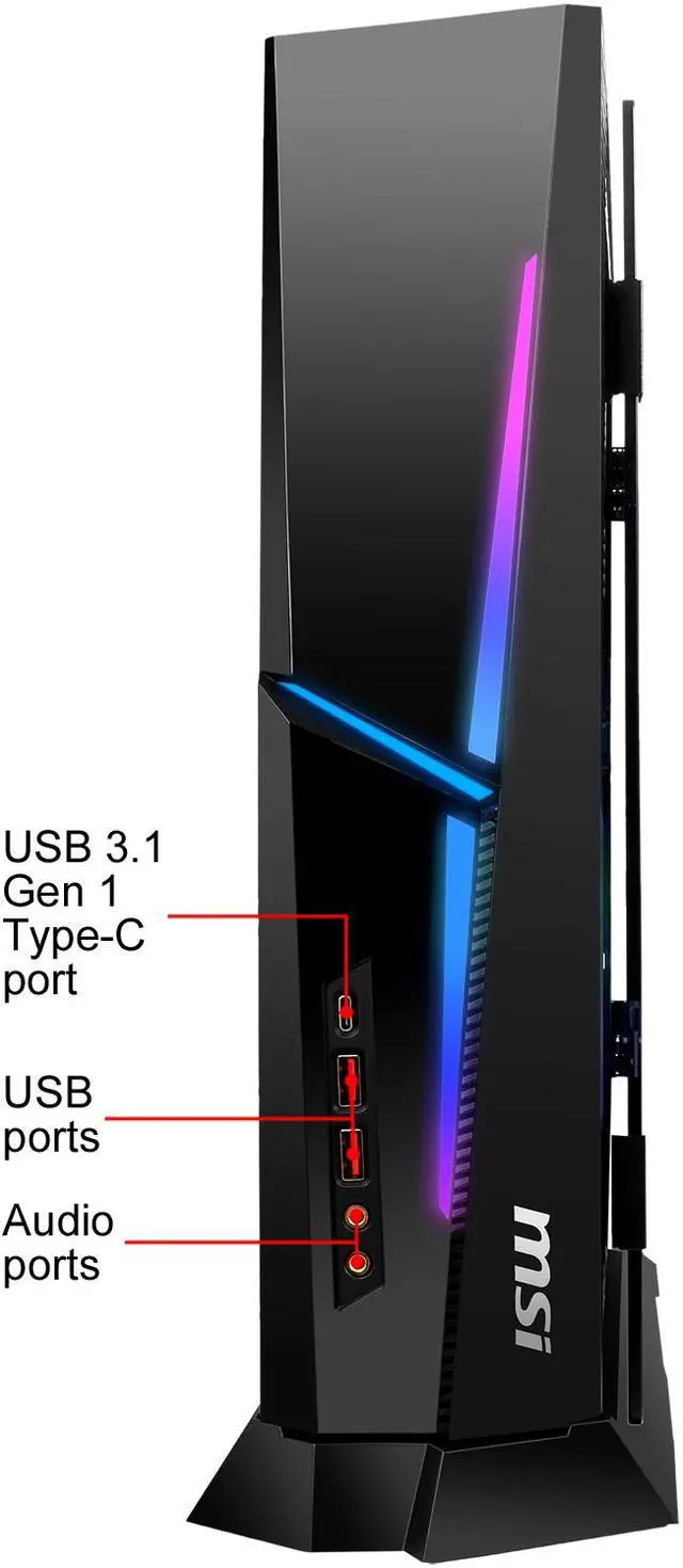 Alt view image 15 of 15 - MSI Gaming Desktop Trident X Plus 9SE-465US Intel Core i9-9900KF 16GB DDR4 2TB HDD 1TB SSD GeForce RTX 2080 SUPER Windows 10 Pro 64-bit