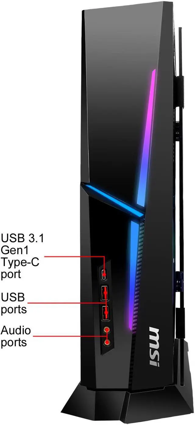 Alt view image 11 of 13 - MSI Gaming Desktop Trident X Plus 9SE-464US Intel Core i7-9700KF 16GB DDR4 2TB HDD 512GB SSD GeForce RTX 2080 SUPER Windows 10 Home 64-bit