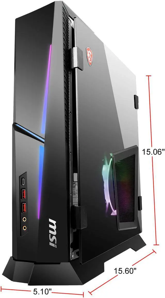 Alt view image 15 of 15 - MSI Gaming Desktop Trident A Plus 9SC-487US Intel Core i7 9th Gen 9700F (3.00 GHz) 16 GB DDR4 1 TB SSD NVIDIA GeForce RTX 2060 SUPER Windows 10 Home 64-bit