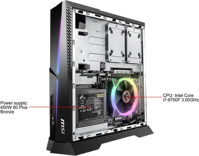 Alt view image 14 of 15 - MSI Gaming Desktop Trident A Plus 9SC-487US Intel Core i7 9th Gen 9700F (3.00 GHz) 16 GB DDR4 1 TB SSD NVIDIA GeForce RTX 2060 SUPER Windows 10 Home 64-bit