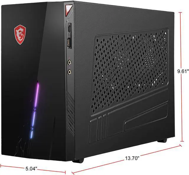 Alt view image 4 of 7 - MSI Gaming Desktop Infinite S 9SA-083CA Intel Core i5 9th Gen 9400F (2.90 GHz) 8 GB DDR4 512 GB SSD NVIDIA GeForce GTX 1650 Windows 10 Home 64-bit